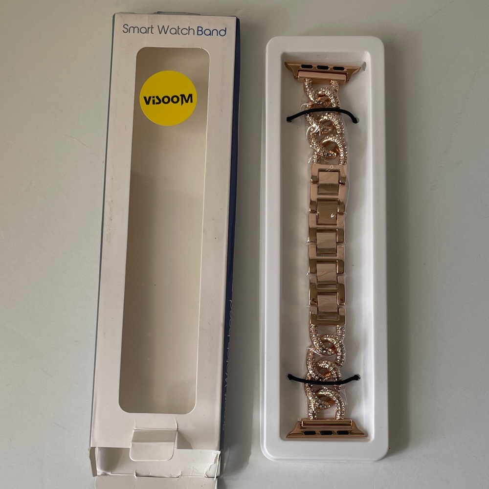 Visoom Gold  Smart  Apple Watch Band NWT